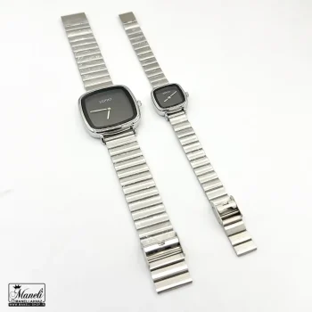 ست ساعت مردانه و زنانه اسپریت نقره ای صفحه مربع مشکی | اورجینال - Image 6