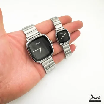 ست ساعت اسپریت esprit صفحه مربع نقره ای