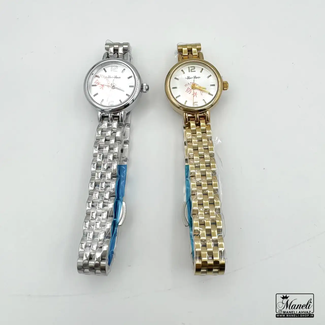 watchlongbo--1 ساعت زنانه صفحه گرد ظریف LONGBO | طلایی و نقره ای - Image 1