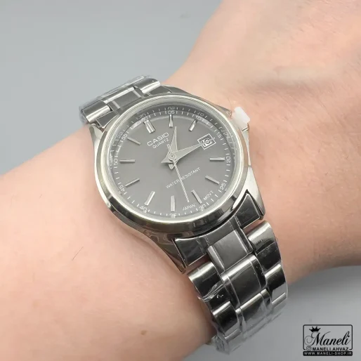 ساعت زنانه کاسیو صفحه طوسی نقره ای