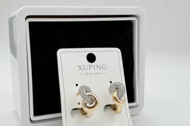 گوشواره حلقه ای ژوپینگ باطرحی متفاوت