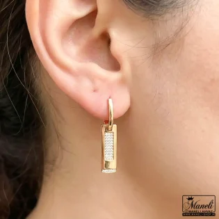 خرید گوشواره ژوپینگ آویز طلایی