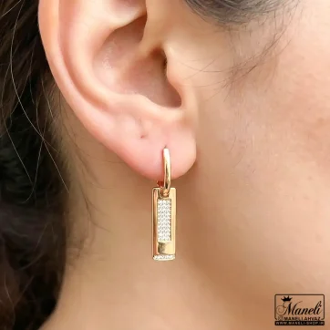 خرید گوشواره ژوپینگ آویز طلایی