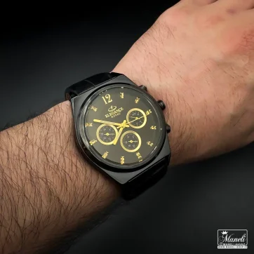 ساعت مردانه الگانس مشکی سه موتوره | موتور ژاپن