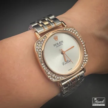 ساعت زنانه رولکس دورنگین دورنگ رزگلد نقره ای Rolex Cellini