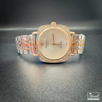 ساعت زنانه رولکس دورنگین دورنگ رزگلد نقره ای Rolex Cellini - Image 2