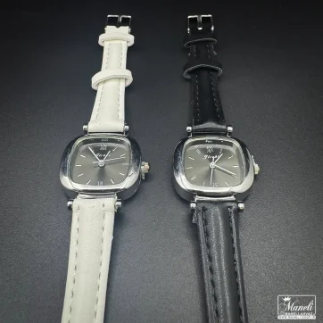 ساعت زنانه صفحه مربع بند چرم