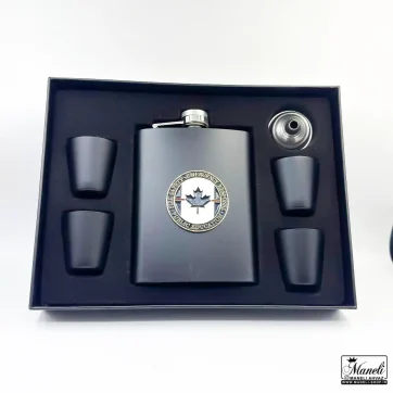 ست هیپ فلاسک و شات مشکی