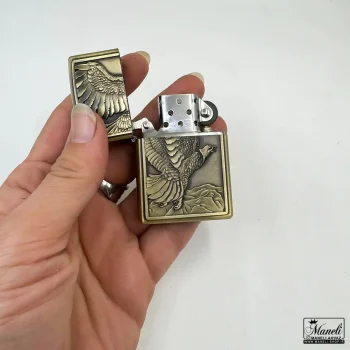 خرید پک هدیه فندک بنزینی و جاکلیدی طرح عقاب