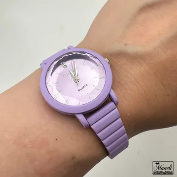 خرید ساعت دخترانه رنگی naidu - بنفش