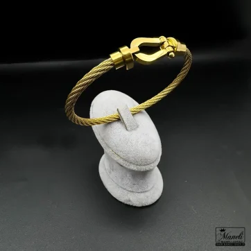 خرید دستبند امگا مردانه طلایی