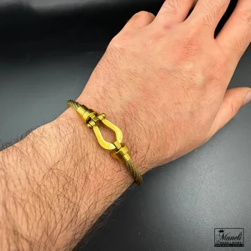 قیمت دستبند امگا مردانه طلایی