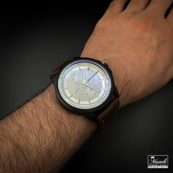 ساعت مردانه بند چرم قهوه ای قیمت اقتصادی | اسپرت - Image 2