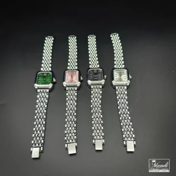 ساعت زنانه صفحه مستطیل سیلور | قیمت اقتصادی