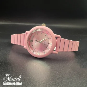 ساعت صورتی زنانه