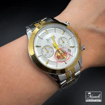 ساعت زنانه دورنگ (طلایی نقره ای) Boss | قیمت اقتصادی