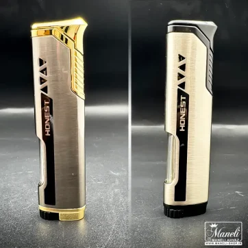 فندک گازی honest اتمی | طوسی و مشکی