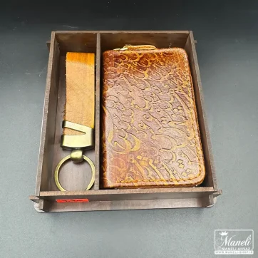 ست جاکارتی و جاکلیدی با طرح تایپوگرافی عشق