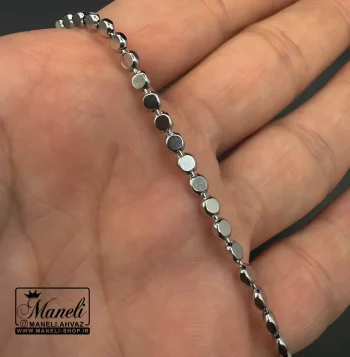 دستبند ژوپینگ مشابه طلا ظریف و زیبا رنگ طلایی و سیلور - Image 4