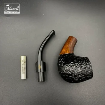 پیپ چوبی ساوینلی (savinelli) طرح قهوه ای مشکی - Image 4