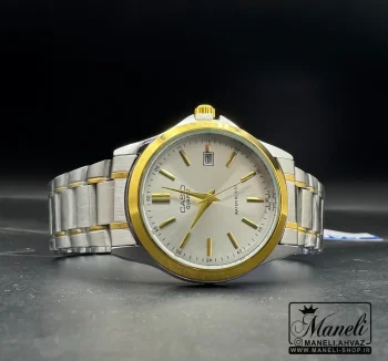 ساعت (کاسیو) casio مردانه دورنگ سیلور و طلایی