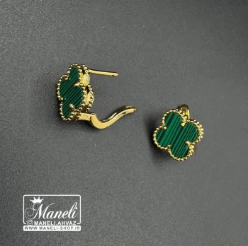 گوشواره ونکلیف مشکی و سبز مستر کوالتی - Image 7