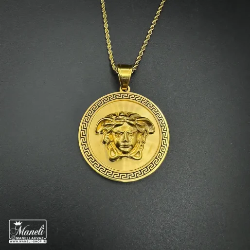versace steel necklaces 4