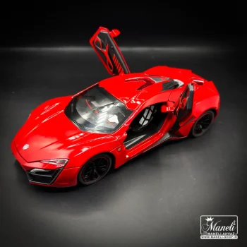 ماشین اسباب‌بازی فلزی عقب‌کش لایکن (Lykan HyperSport) - Image 2