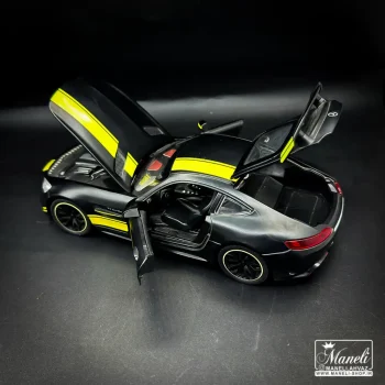 ماکت ماشین اسپرت Mercedes‑AMG GT | مشکی و سفید - Image 3
