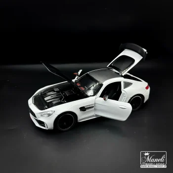 ماکت ماشین اسپرت Mercedes‑AMG GT | مشکی و سفید - Image 2