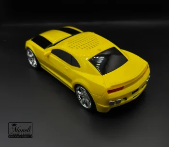 اسپیکر بلوتوثی طرح ماشین camaro -ws-592|زردو مشکی - Image 3