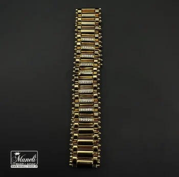 دستبند ژوپینگ مدل جلفایی مشابه طلا رنگ ثابت - تصویر 3