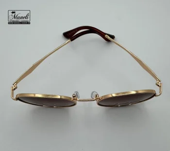 عینک آفتابی uv پلاریزه prada قهوه ای - تصویر 3