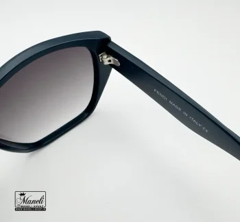 عینک آفتابی uv400  زنانه FENDI با رنگ سبز کله قازی تیره - تصویر 4