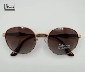 عینک آفتابی uv پلاریزه prada قهوه ای - تصویر 5