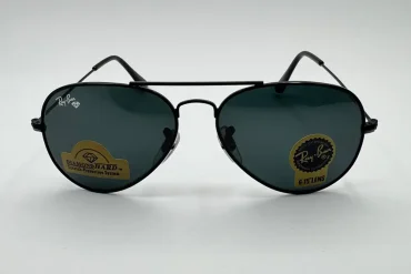 عینک آفتابی uv400  مردانه مشکی ری بن