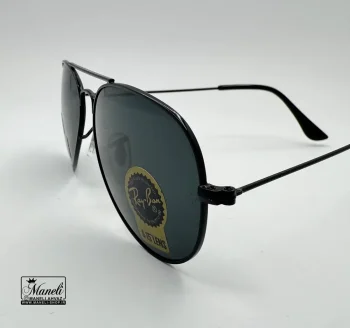 عینک آفتابی uv400  مردانه مشکی ری بن - تصویر 5
