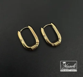 گوشواره حلقه ای طلایی ساده