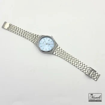 ساعت کاسیو (casio)  سیلور صفحه ی آبی - Image 4