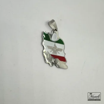 پلاک ایران با لوگوی فروهر و تکست ایران - Image 5
