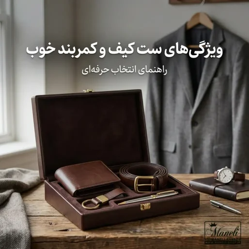 ویژگی‌های ست کیف و کمربند خوب: راهنمای انتخاب حرفه‌ای