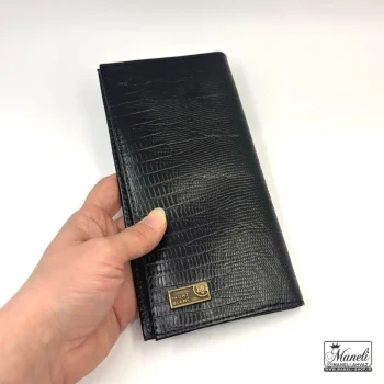 ست مدیریتی کیف و کمربند MONT BLANK مشکی سه تیکه - Image 5