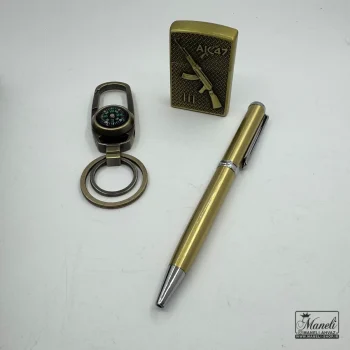 ست فندک و خودکار و جاسوئیچی و قطب نما - Image 4