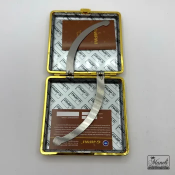 جعبه سیگار چرم قهوه ای طرح کروکودیلی - Image 4