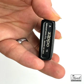 فندک مشکی zippo با طرح نقاشی زن زیبا - Image 3