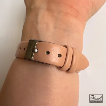 ساعت دخترانه بند چرم مصنوعی با طرح قلب - Image 8