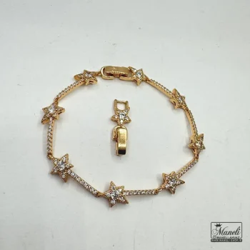 دستبند زنانه ژوپینگ با طرح ستاره نگین دار - Image 3