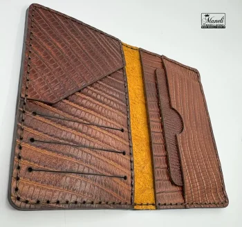 ست کیف و جاسویچی چرم طبیعی - Image 3