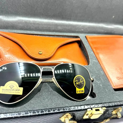 set glasses leather bag 8