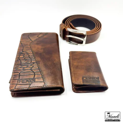 set leather brwn 1